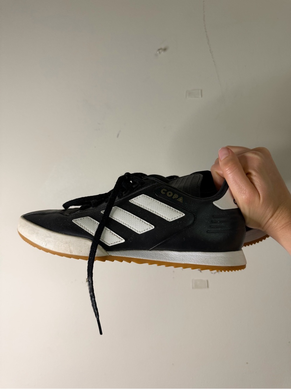 Adidas Copa Men’s Black & White Retro Trainer